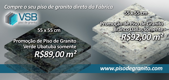 Promoção Dias das Mães VSB Piso de Granito