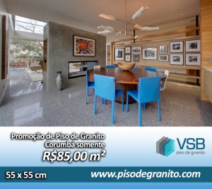 Promoção Piso de Granito Corumbá